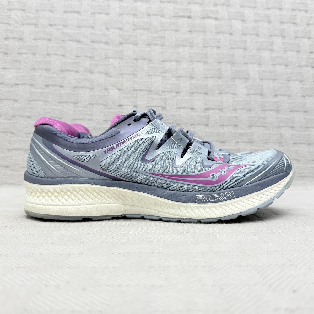 Saucony Triumph ISO 4 Gray Womens Size 6.5 EVERUN Running Shoes S10413-1